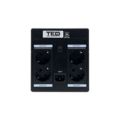 UPS 1600VA 900W cu Stabilizator si Management, 4x Schuko, Ecran LCD si 2x Acumulator 12V 9Ah, TED Electric TED004642