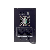 UPS 2100VA 1200W cu Stabilizator si Management, 2x Schuko, Ecran LCD si 2x Acumulator 12V 9Ah, TED Electric TED004659