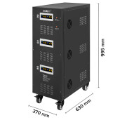 STABILIZATOR SERVOMOTOR TRIFAZAT 50KVA PROAVR-50K KEMOT