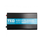 Convertor de la 12V la 230V 4000W unda sinusoidala pura TED000415